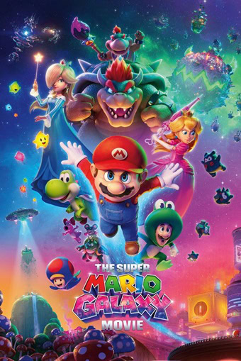 پوستر رسمی فیلم The Super Mario Galaxy Movie (2026)